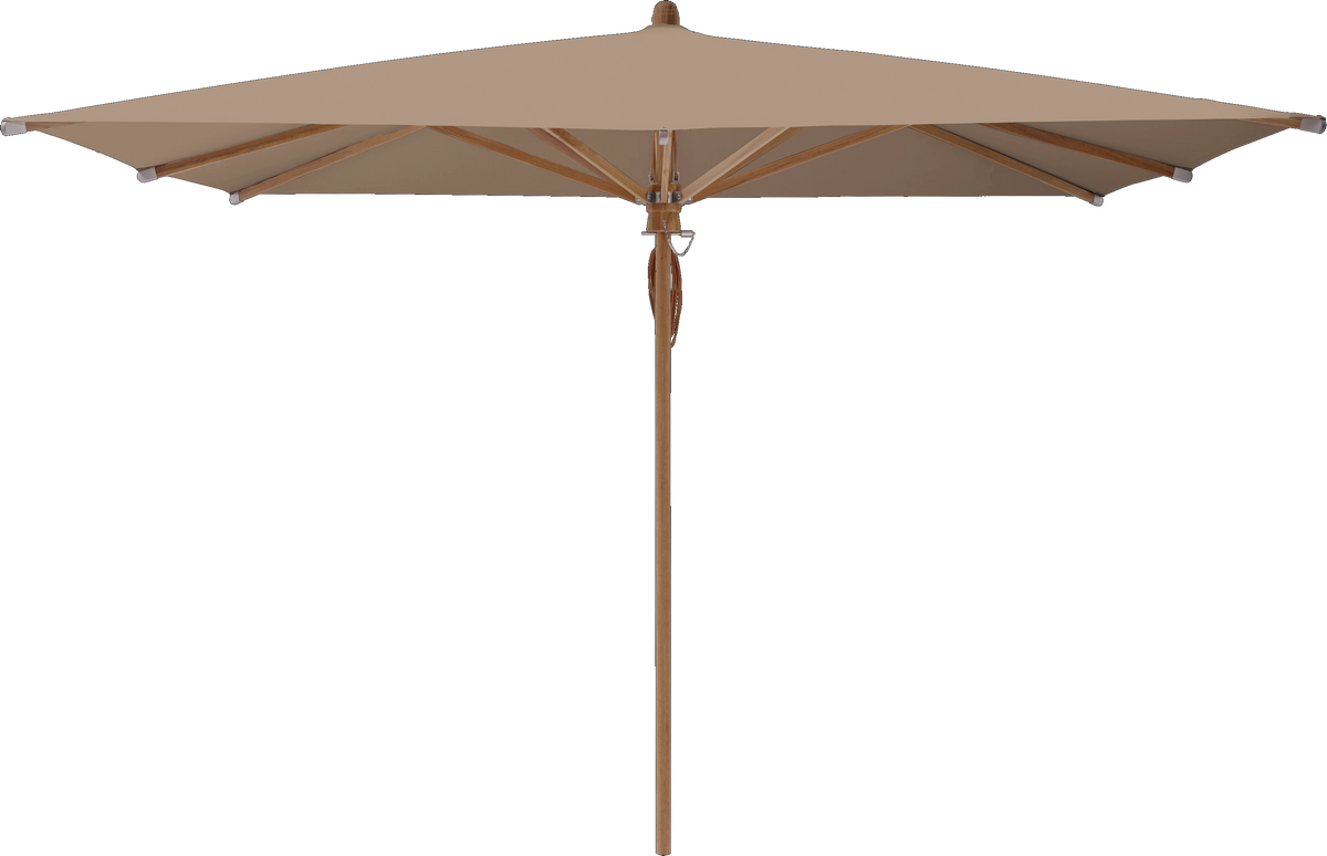 Glatz Parasol TEAKWOOD carre Cat.5 650 Camel