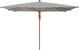 Glatz Parasol TEAKWOOD carre Cat.5 652 Silver