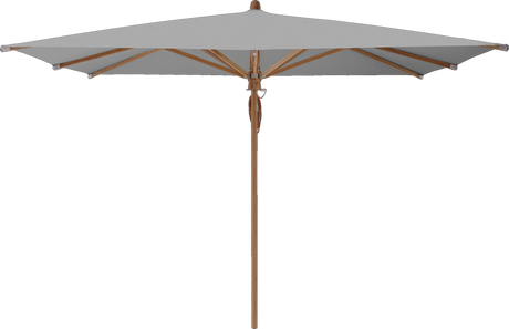 Glatz Parasol TEAKWOOD carre Cat.5 652 Silver