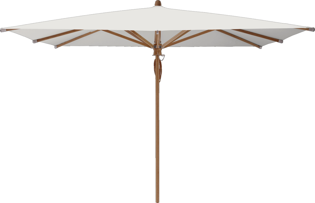 Glatz Parasol TEAKWOOD carre Cat.5 665 Chrome