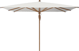 Glatz Parasol TEAKWOOD carre Cat.5 665 Chrome