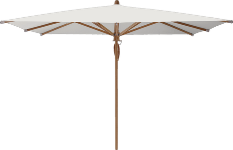 Glatz Parasol TEAKWOOD carre Cat.5 665 Chrome
