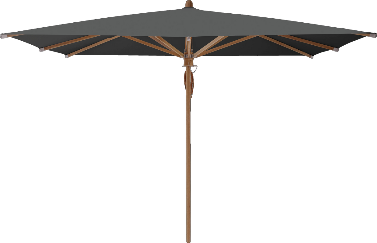 Glatz Parasol TEAKWOOD carre Cat.5 669 Carbone