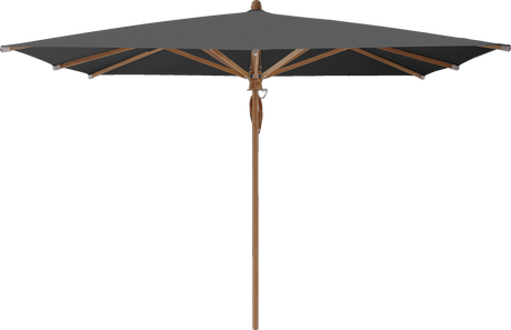 Glatz Parasol TEAKWOOD carre Cat.5 669 Carbone