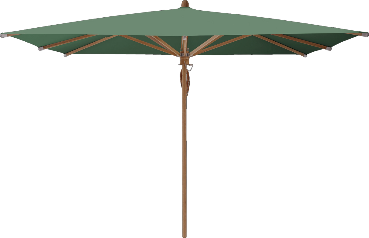 Glatz Parasol TEAKWOOD carre Cat.5 677 Nile