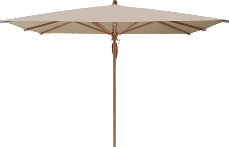 Glatz Parasol TEAKWOOD carre Cat.5 803 Linen