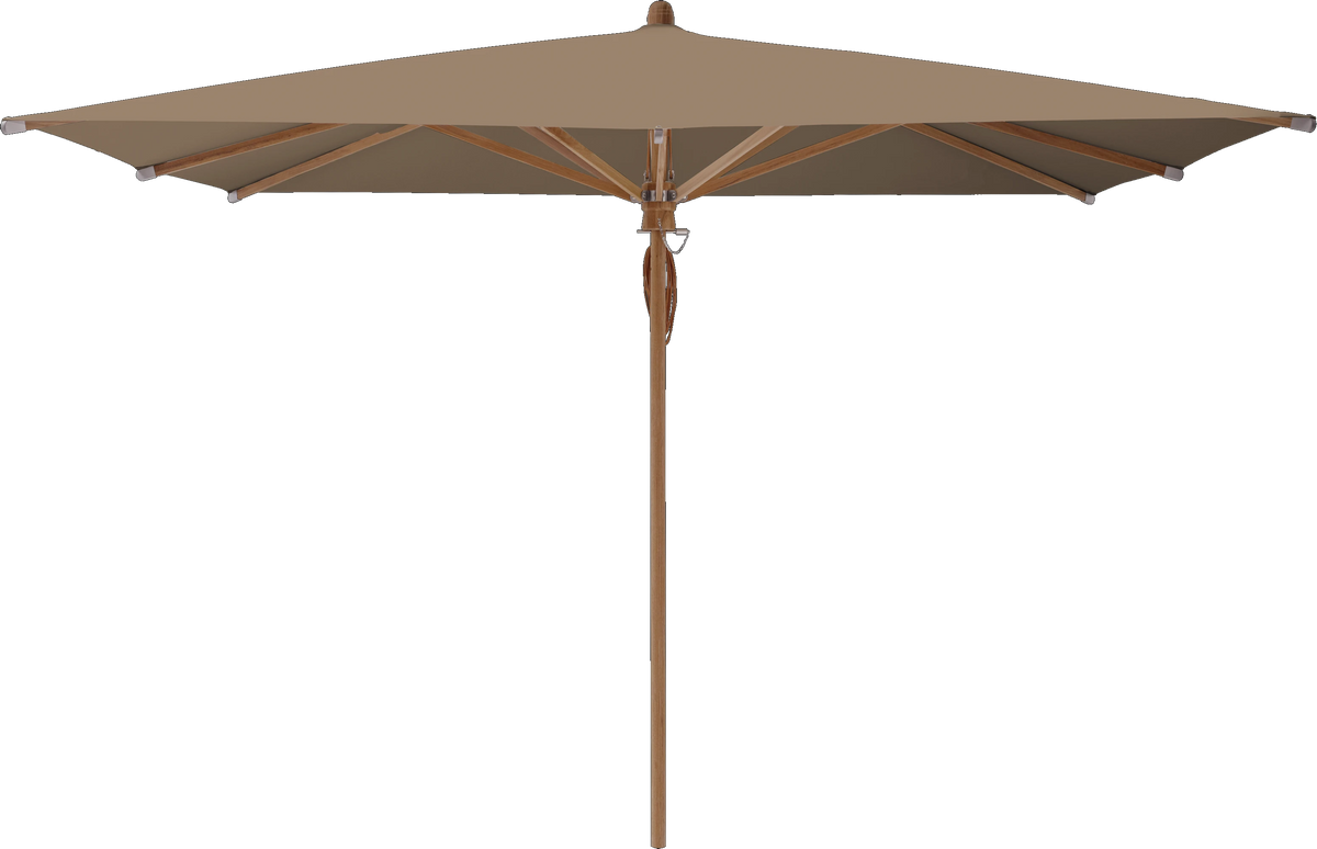 Glatz Parasol TEAKWOOD carre Cat.5 805 Walnut