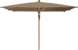 Glatz Parasol TEAKWOOD carre Cat.5 805 Walnut