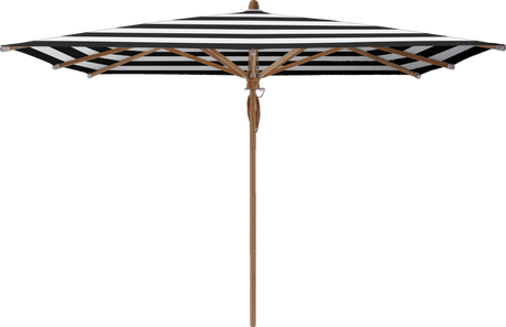 Glatz Parasol TEAKWOOD carre Cat.5 810 Black Stripe