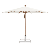 Glatz Parasol PIAZZA rond Qualite 4 404 White