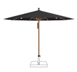 Glatz Parasol PIAZZA rond Qualite 4 408 Black