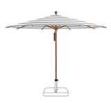 Glatz Parasol PIAZZA rond Cat.5 555 Grey Stripe