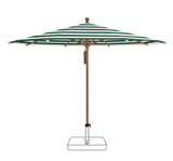Glatz Parasol PIAZZA rond Cat.5 589 Green Stripe