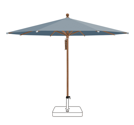 Glatz Parasol PIAZZA rond Cat.5 603 Horizon