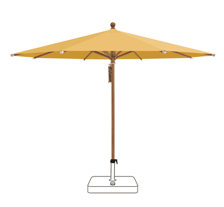 Glatz Parasol PIAZZA rond Cat.5 617 Safran
