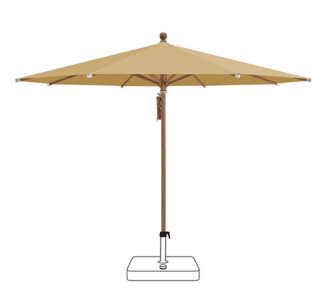 Glatz Parasol PIAZZA rond Cat.5 618 Dijon