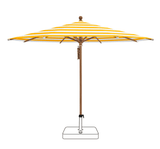 Glatz Parasol PIAZZA rond Cat.5 624 Yellow Stripe