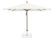 Glatz Parasol PIAZZA carre Qualite 4 404 White