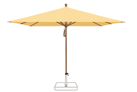 Glatz Parasol PIAZZA carre Qualite 4 438 Straw