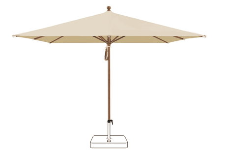 Glatz Parasol PIAZZA carre Cat.5 526 Bamboo