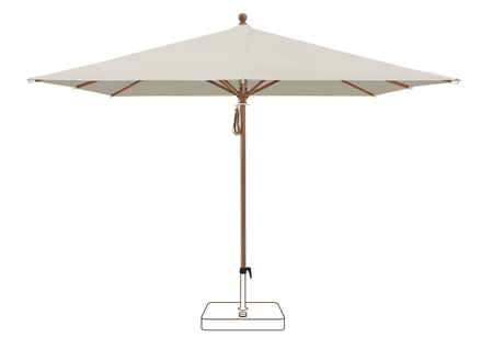 Glatz Parasol PIAZZA carre Cat.5 527 Urban Chrome