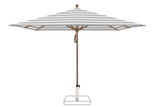 Glatz Parasol PIAZZA carre Cat.5 555 Grey Stripe