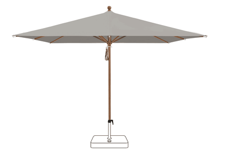 Glatz Parasol PIAZZA carre Cat.5 558 Steel