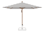 Glatz Parasol PIAZZA carre Cat.5 570 Steel Stripe