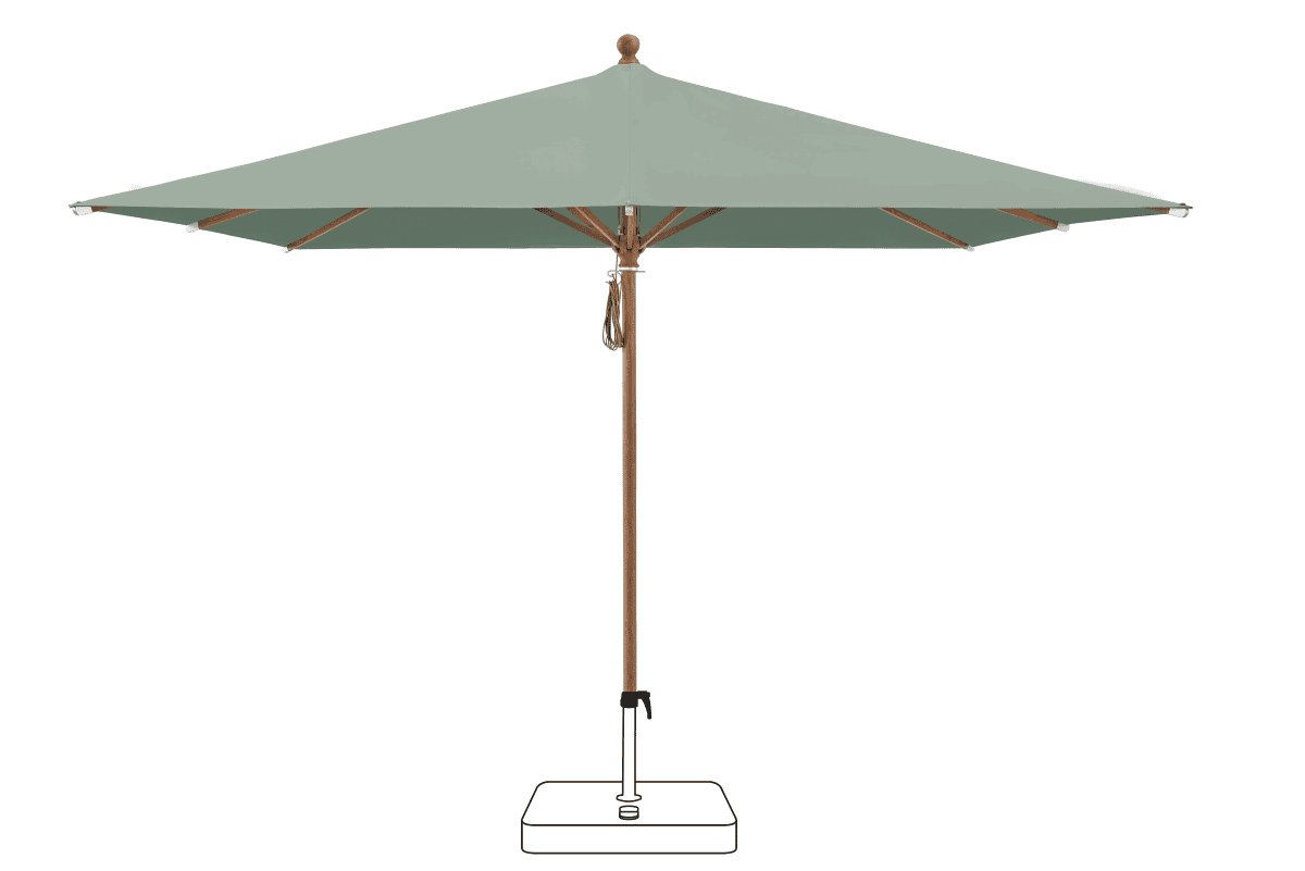 Glatz Parasol PIAZZA carre Cat.5 588 Olive