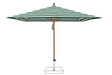 Glatz Parasol PIAZZA carre Cat.5 589 Green Stripe