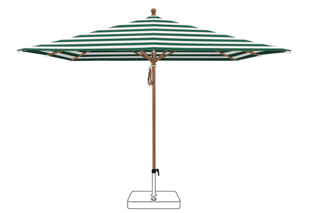 Glatz Parasol PIAZZA carre Cat.5 589 Green Stripe