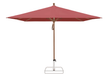 Glatz Parasol PIAZZA carre Cat.5 637 Cherry