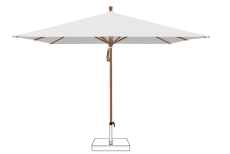 Glatz Parasol PIAZZA carre Cat.5 665 Chrome