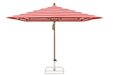 Glatz Parasol PIAZZA carre Cat.5 800 Red Stripe