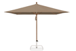 Glatz Parasol PIAZZA carre Cat.5 805 Walnut