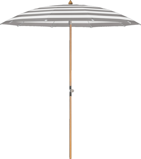 Glatz Parasol ALEXO rond Cat.5 570 Steel Stripe
