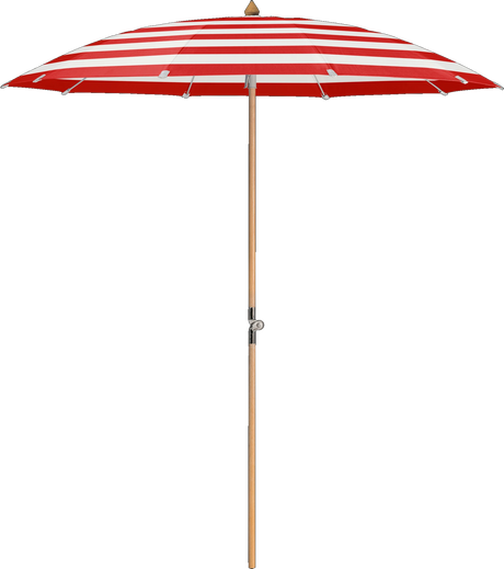 Glatz Parasol ALEXO rond Cat.5 800 Red Stripe