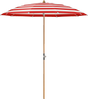 Glatz Parasol ALEXO rond Cat.5 800 Red Stripe