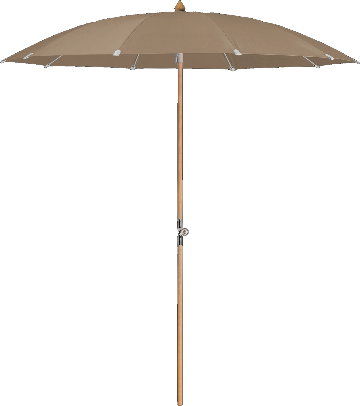 Glatz Parasol ALEXO rond Cat.5 805 Walnut