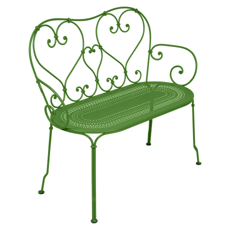 Fermob 1900 Banquette banc Vert croquant G7