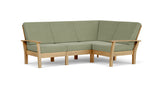 Barlow Tyrie Haven Module lounge d'angle avec coussins Canvas Almond 3983