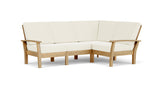 Barlow Tyrie Haven Module lounge d'angle avec coussins Natural 5404