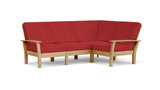 Barlow Tyrie Haven Module lounge d'angle avec coussins Paris Red 3728