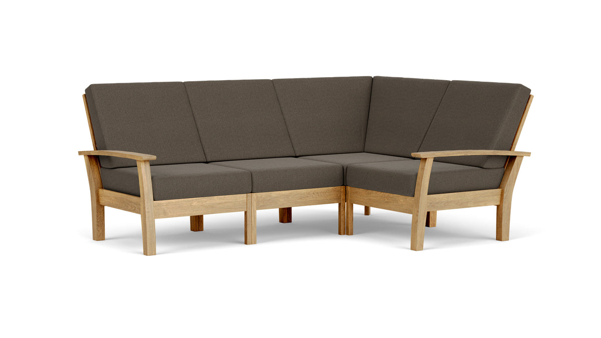 Barlow Tyrie Haven Module lounge d'angle avec coussins Dark Taupe 10059