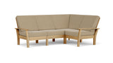 Barlow Tyrie Haven Module lounge d'angle avec coussins Heather Beige 5476
