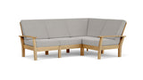 Barlow Tyrie Haven Module lounge d'angle avec coussins Lead Chine 3756