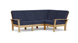 Barlow Tyrie Haven Module lounge d'angle avec coussins Indigo 18017