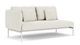 Barlow Tyrie Layout Deep Seating Double Seat - One High Arm Layout Double Seat - One High Arm - with cushions