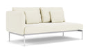 Barlow Tyrie Layout Deep Seating Double Corner Seat + High Arm - avec coussins