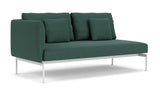 Barlow Tyrie Layout Deep Seating Double Seat - One High Arm Layout Double Seat - One High Arm - with cushions